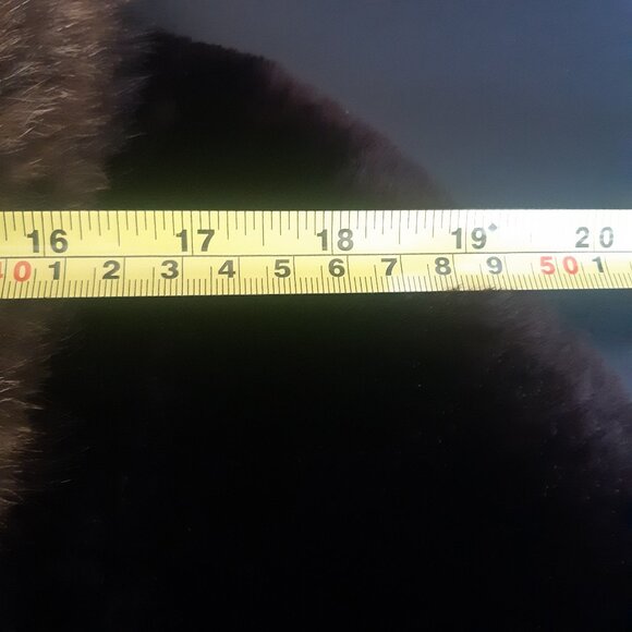 1960s New Yorker Alysha Seal Dyed Lamb Full length Chocolate Vintage Fur Coat - Picture 12 of 16